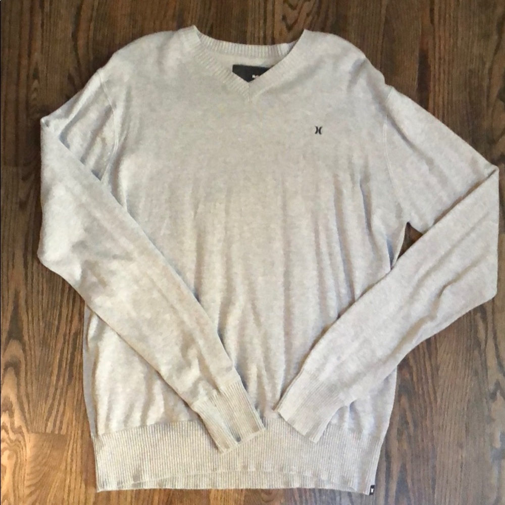 Men’s Hurley v neck sweater XL slim fit